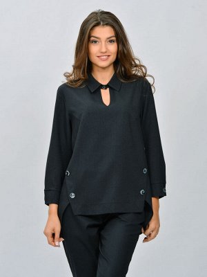 1-17-024-14 блузка "Миранда" чёрный