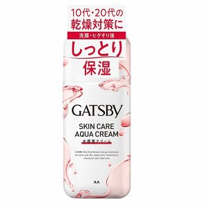 Mandom Мужской увлажняющий лосьон "Gatsby Skin Care Aqua Cream" для ухода за проблемной кожей, склонной к воспалениям и Акне (для сухой кожи) 170 мл / 36