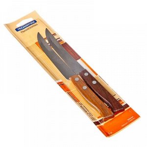 Набор ножей для стейка, 2 шт, 12,5 см, нерж. сталь, блистер, TRAMONTINAT Tradicional