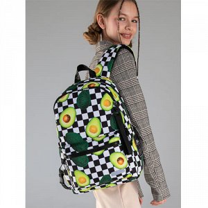 Рюкзак школьный STERNBAUER с принтом и внешним карманом 20915035
