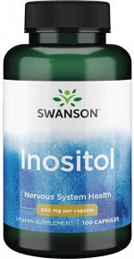 Swanson Инозитол 650 mg 100 капс
