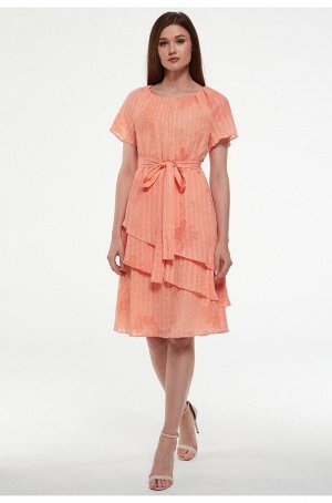 Платье Bazalini 3458 оранжевый