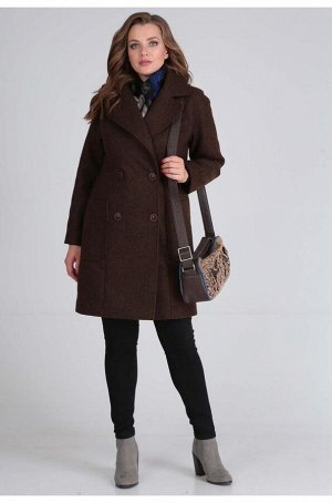 Пальто Anastasia Mak 651 коричневый