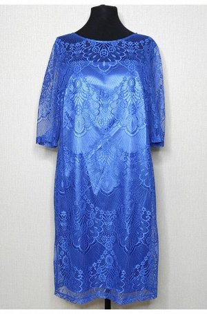 Платье Bazalini 3805 василек