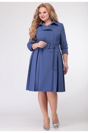 Платье-жакет Anastasia Mak 789 голубой