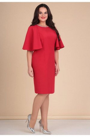 Платье Lady Line 447 красный