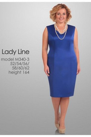 Платье Lady Line 340 платье+блуза василек