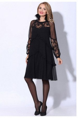 Платье Lenata 11079 черный