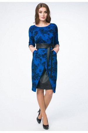 Платье Amelia Lux 2091 синий