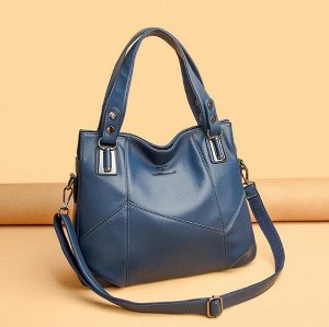 COSMOСOLLECTION_BAGS Сумка из натуральной воловьей кожи синяя