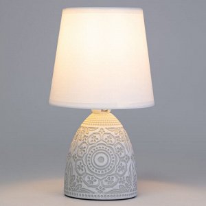 Настольная лампа Rivoli Debora 7045-501 1 * Е14 40 Вт керамика зеленая с абажуром Б0053465