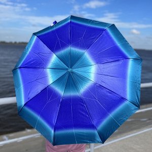 Зонт Цвет купола зависит от условий освещения.
Качественный зонт с прочным каркасом и плотным материалом.
Механизм: Супер автомат (полный автомат).
Длинна в сложенном виде 30 см.
Сложение зонта: 3 (тр