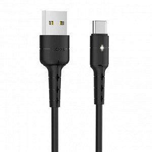 Кабель USB - Type-C Hoco X30 Star  120см 2A (black)