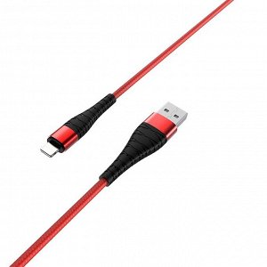 Кабель USB - Apple lightning Borofone BX32 Munificent  100см 2,4A (red)