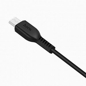 Кабель USB - micro USB Hoco X20  200см 2A (black)