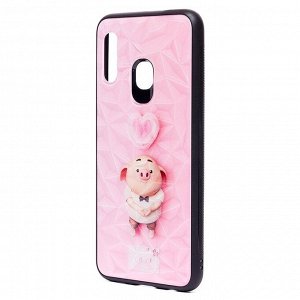 Чехол-накладка SC150 для "Samsung SM-A202 Galaxy A20e" (pink) (007)