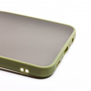 Чехол-накладка - PC041 для "Samsung SM-A035 Galaxy A03" (green/black)