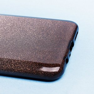 Чехол-накладка - SC097 Gradient для "Samsung SM-A215 Galaxy A21" (black/silver)