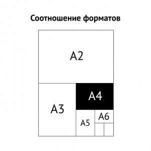 Папка 13 отделений OfficeSpace, А4, 500мкм, на резинке, синяя