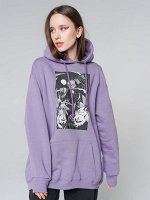 Толстовка с капюшоном - M/L СИРЕНЕВЫЙ