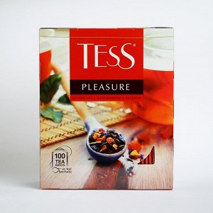 Чай Tess Pleasure, black tea, 100 х 1.5 г