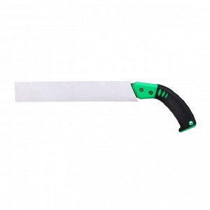 Ножовка садовая, 420 мм, пластиковая ручка, зелёная