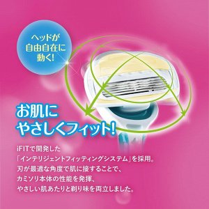 KAI Aquafit Moisturizing Razor - станок с 5-ю лезвиями и увлажняющими подушечками