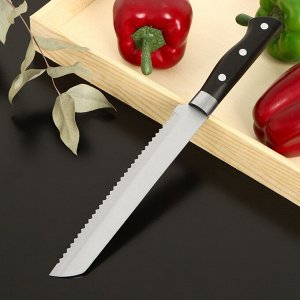 Нож хлебный Доляна «Кронос», лезвие 19 см