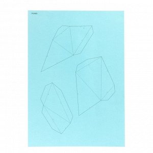 Полигональный конструктор «Единорог», 8 листов