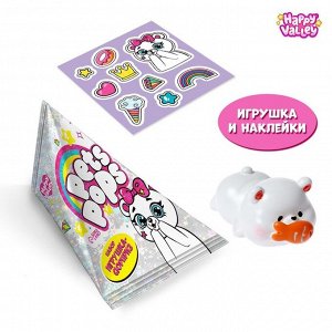 Игрушка-сюрприз Pets pops с наклейками, мишки МИКС