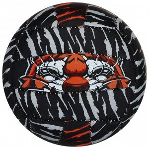 Мяч волейбольный ONLYTOP «Тигр», ПВХ, машинная сшивка, 18 панелей, размер 2, 152 г