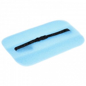 Коврик-сидушка с креплением на резинке, 35 х 25 см, толщина 10 мм, цвет синий