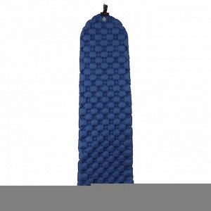 Коврик для кемпинга, надувной 198 х 58 х 5 см, цвет синий