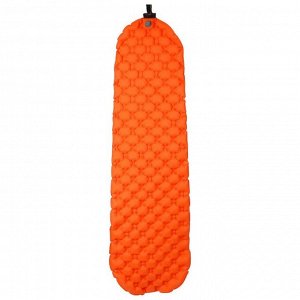 Коврик для кемпинга, надувной 198 х 58 х 5 см, цвет оранжевый
