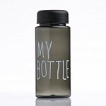 Бутылка для воды &quot;My bottle&quot;, 400 мл, 17 х 6 см, микс