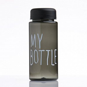 Бутылка для воды "My bottle" , 400 мл, 17 х 6 см. микс