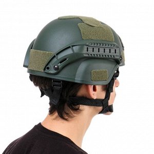 Шлем защитный Storm tactic, пластик, зеленый