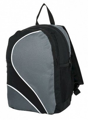 Рюкзак молодежный "SPORT BASIC" 41х30х16 см черно-серый РЮКС41КР-ЧС Creativiki {Китай}