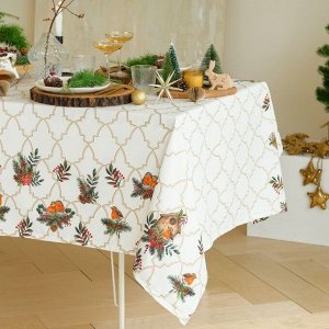 Скатерть Этель ""Robin"" 144х110см, 100% хлопок, саржа 190г/м2