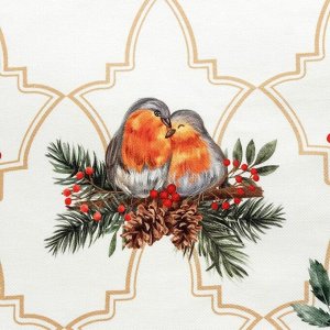 Скатерть Этель ""Robin"" 144х110см, 100% хлопок, саржа 190г/м2