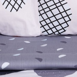 Постельное бельё LoveLife Евро «Бежевый модерн» 200х217 см, 225х240 см, 50х70см-2шт,100%хлопок,сатин,125г/м*