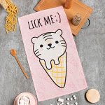 Полотенце &quot;Доляна&quot; Lick me 35х60 см,100% хлопок 160 г/м2