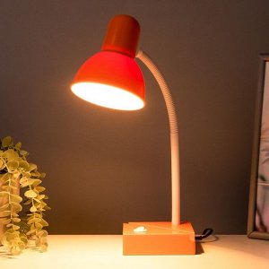 Настольная лампа Кидс 1x60Вт E27 оранжевый 13х11,5х47 см