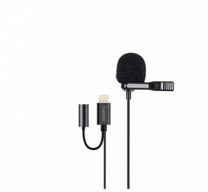 Микрофон петличный для IPhone Earldom ET-E40(2м, lightning)