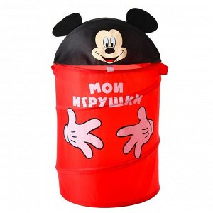 Disney Корзина для игрушек &quot;Мои игрушки&quot; Микки Маус и его друзья с ручками и крышкой