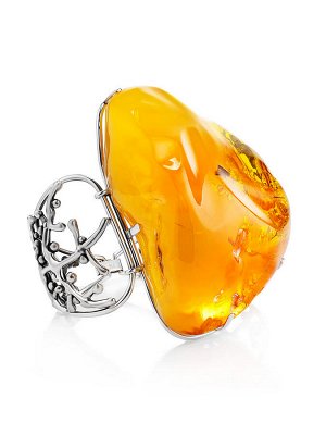 Авторский браслет из натурального цельного янтаря