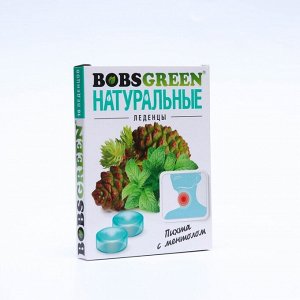 Леденцы BOBSGEEN пихта с ментолом, 10 шт. в упаковке