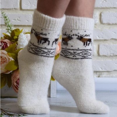Новая Зима ❄ Шерстяные тёплые носочки из Воронежа
