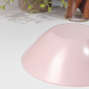 Салатник «Фокус», d=16,2 см, цвет розовый