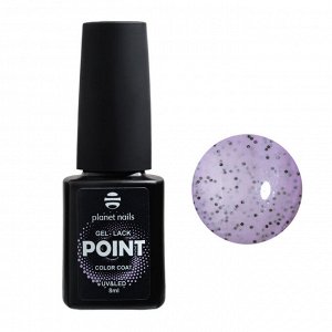 Гель-лак с черными частицами Point Planet Nails 8мл №436